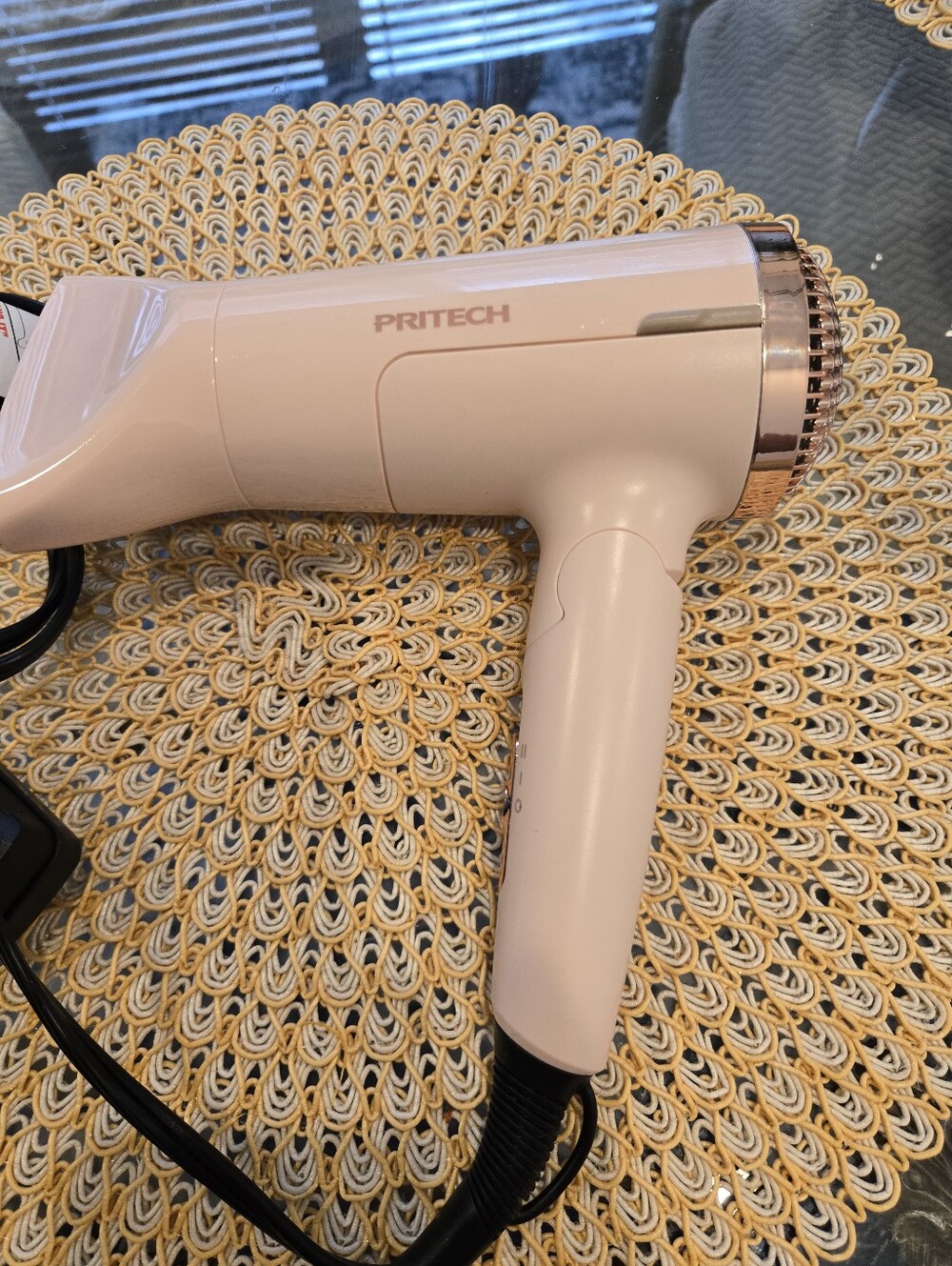 Pink Travel Hair Dryer - Compact Portable Styling. PRITECH